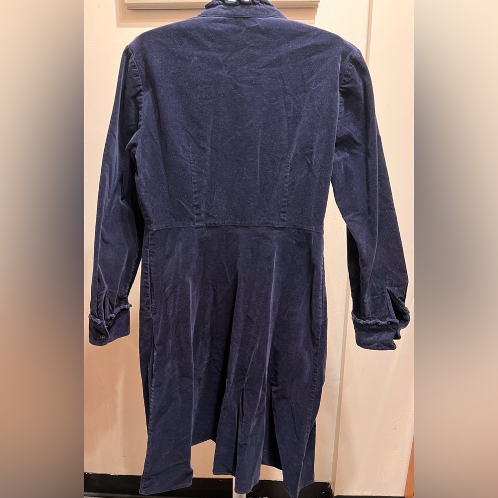 Draper James Blue Corduroy Dress- Size 8 - Picture 9 of 9